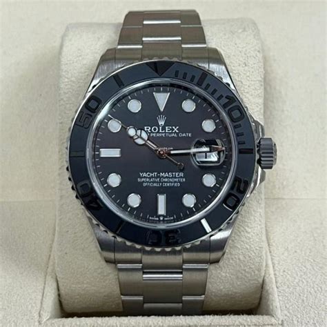 yacht master rolex titanium chrono24|rolex yacht master price used.